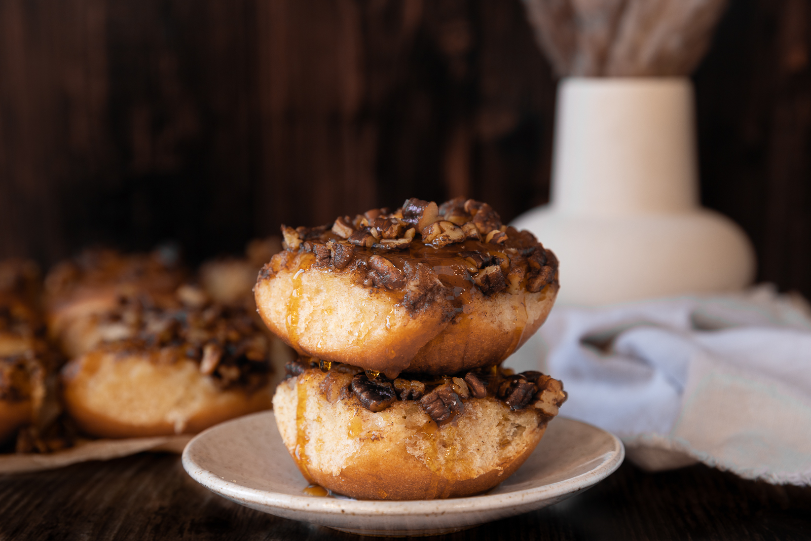 javorové pekanové rolky