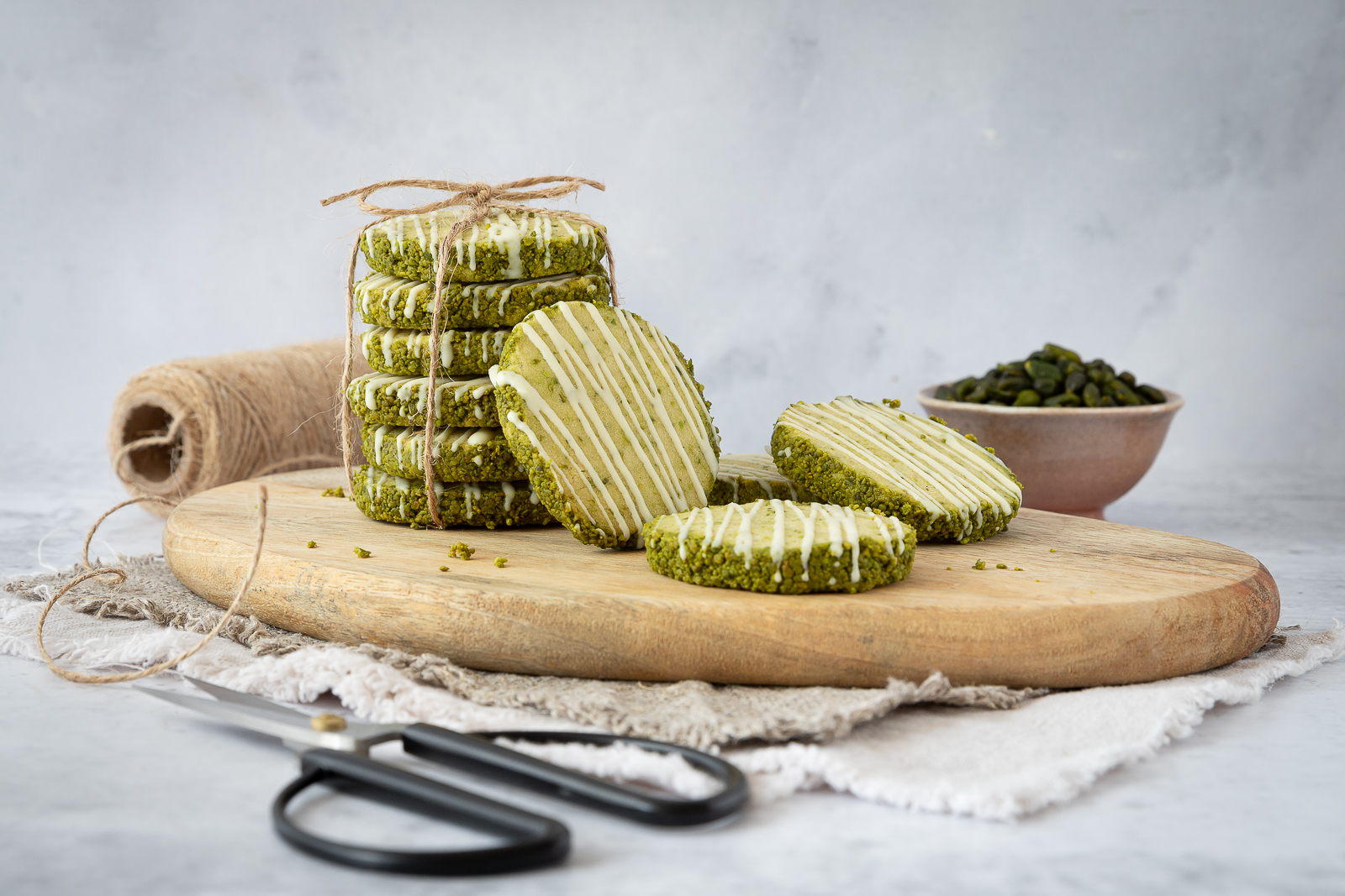 pistáciové sušenky