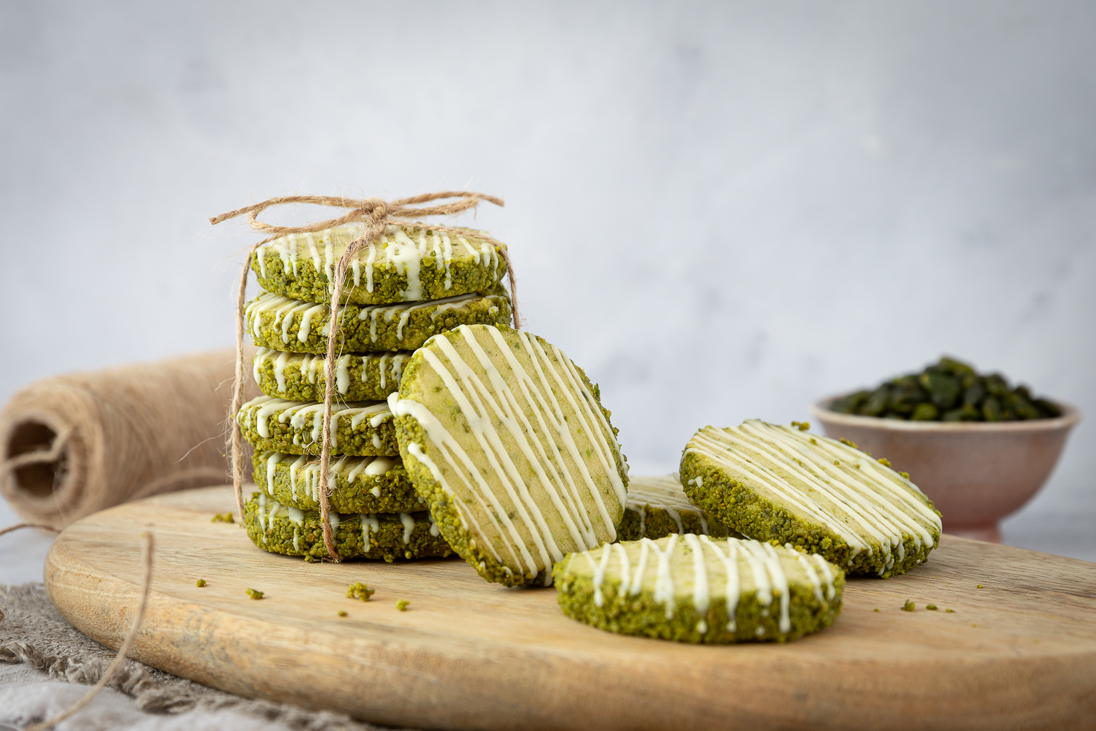 pistáciové sušenky