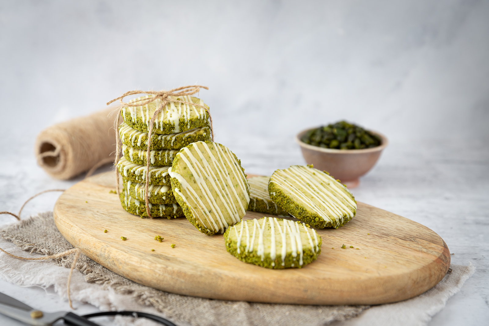 pistáciové sušenky